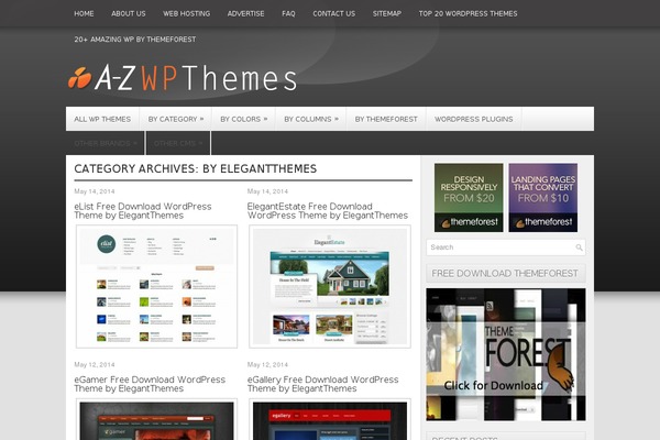 freeelegantthemes.com site used Ravda