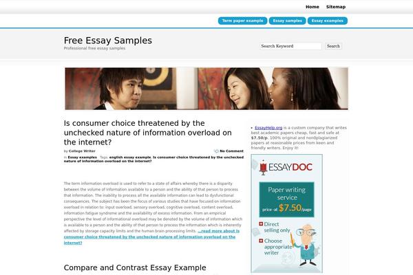 Edujournal theme site design template sample