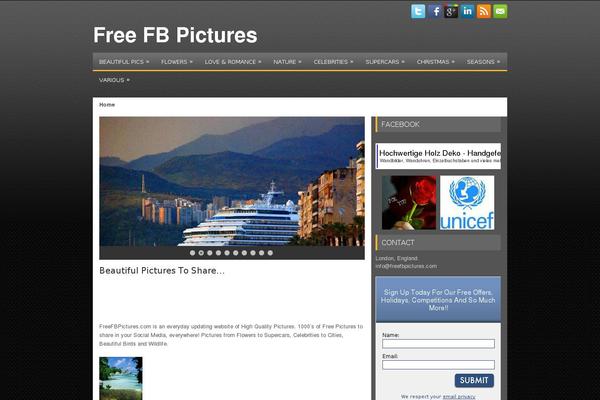 Site using Foobox plugin