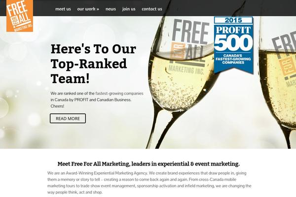 Samsara theme site design template sample