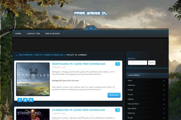 freegamesdl.net site used Geekmag