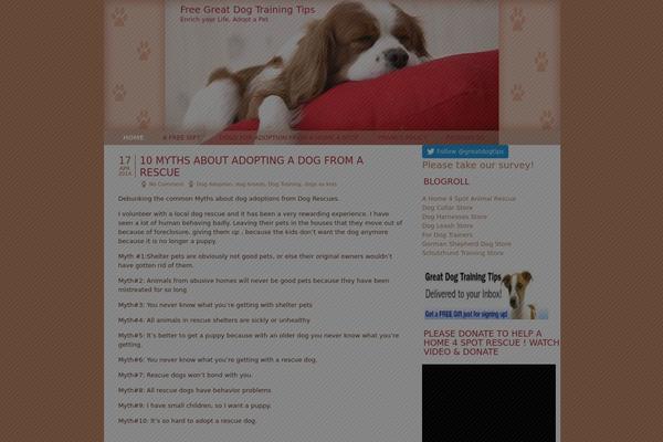 freegreatdogtrainingtips.com site used Dog-lover