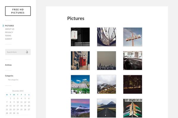Fukasawa theme site design template sample