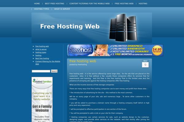 freehostingweb.net site used Blue Server