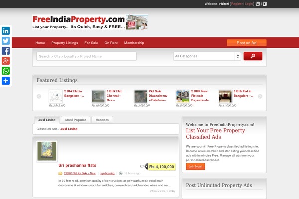ClassiPress theme site design template sample
