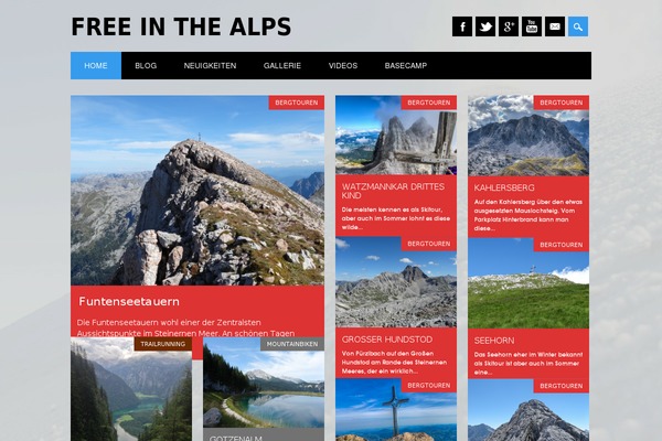 Surfarama theme site design template sample