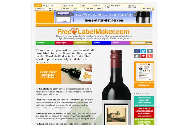 freelabelmaker-thesis theme websites examples