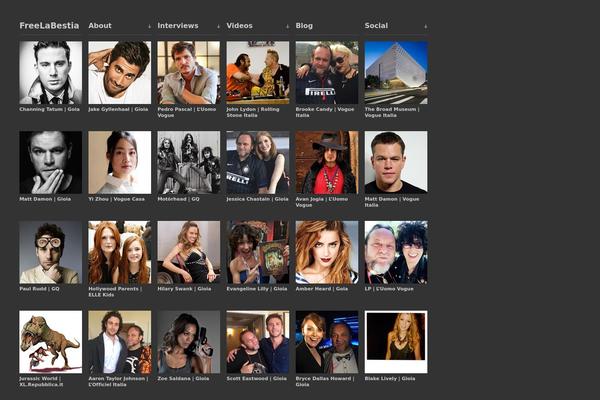 Portfolium theme site design template sample