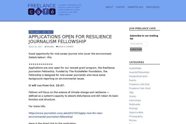 freelancecafe.org site used Freelance2016-child