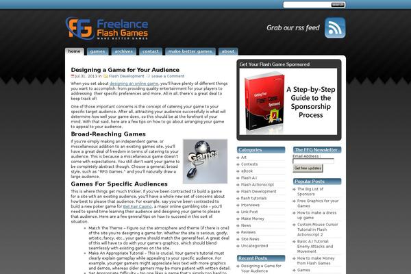 Site using Organize Series plugin