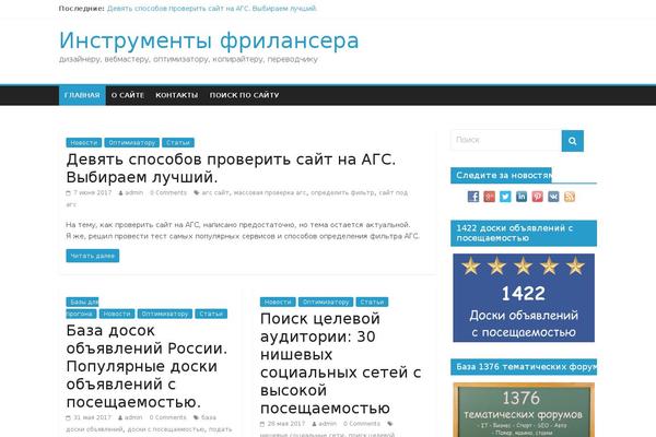 gr theme websites examples
