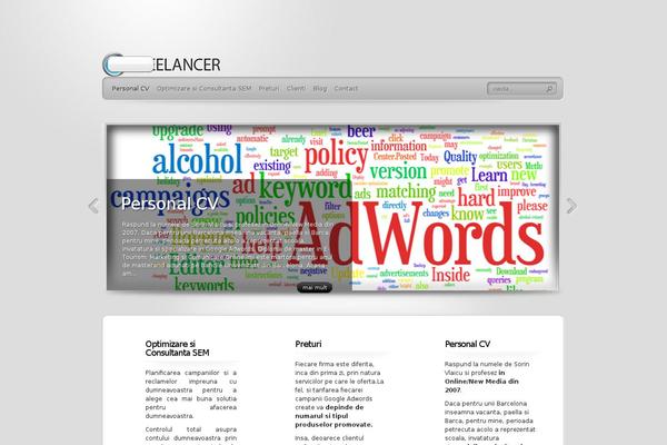 TheProfessional theme site design template sample