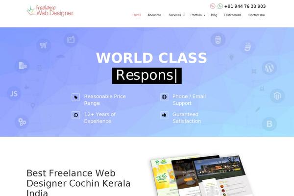 Sparkling theme site design template sample