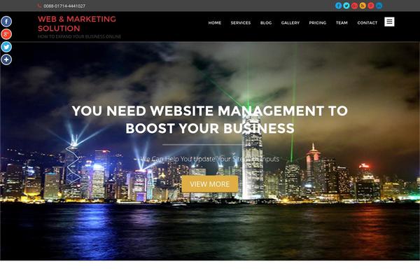 Advertica Lite theme site design template sample