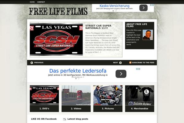 Aperture theme site design template sample