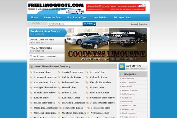 Directorypress theme site design template sample