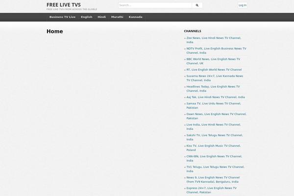 deTube theme site design template sample