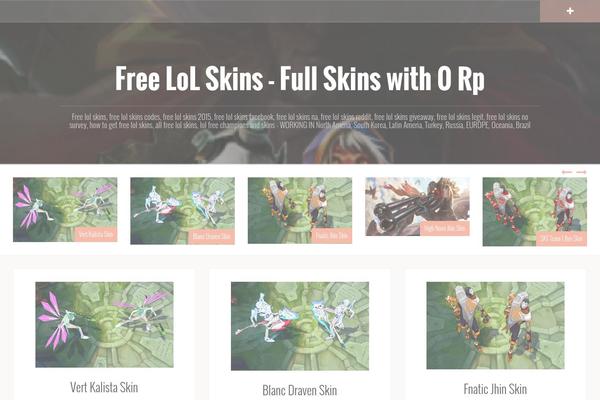 freelolskins.net site used Oria