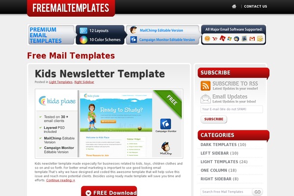 freemailtemplates.com site used Psd Files
