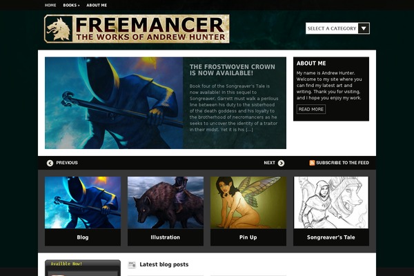 Aperture theme site design template sample