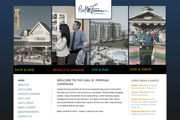 freemancompanies.com site used Yoo_master_wp1