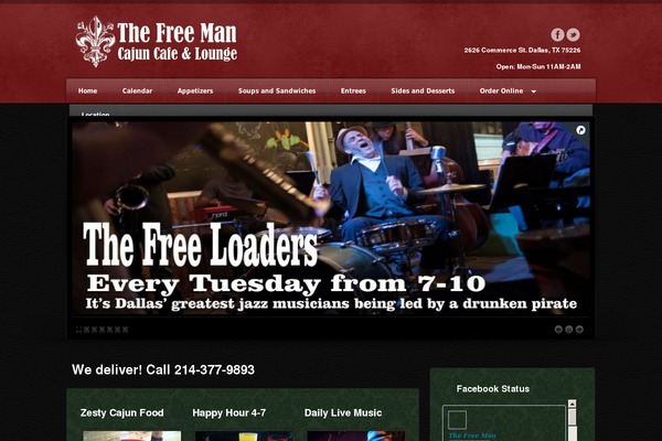 Breakout theme site design template sample