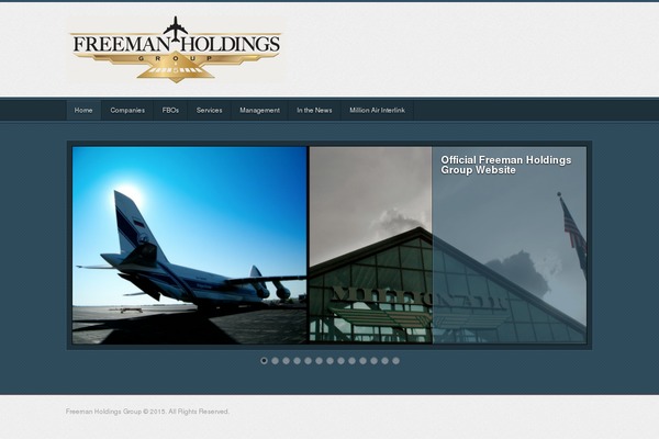 Empire theme site design template sample