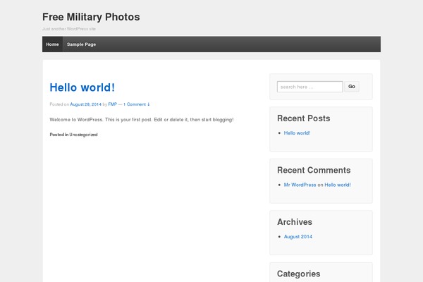 Responsive theme site design template sample