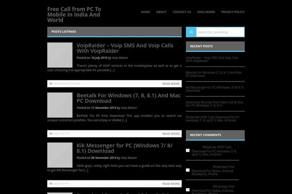 Minimagazine theme site design template sample