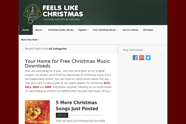 Nexus theme site design template sample