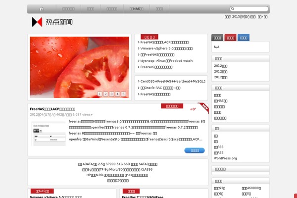 HotNews Pro theme site design template sample