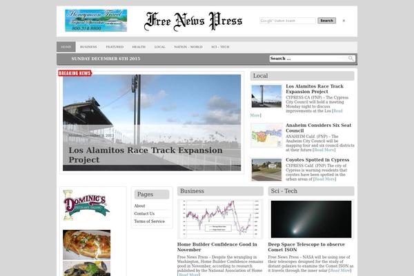 Antisnews theme site design template sample
