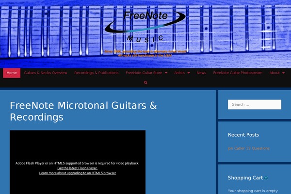 freenotemusic.com site used Freenote