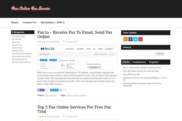 freeonlinefaxservice.org site used Fourknot