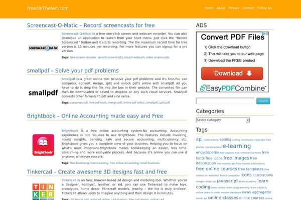 Toolset Bootstrap theme site design template sample