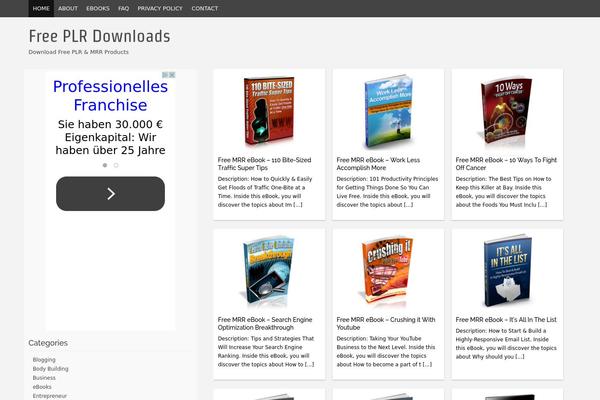 Codium Grid theme site design template sample