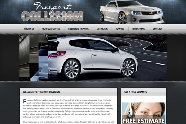 Radial theme site design template sample