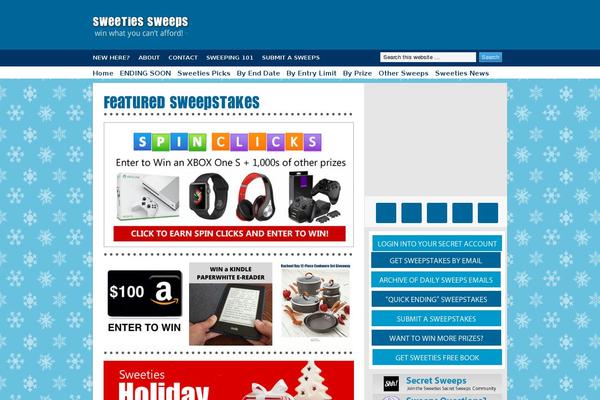 Magazine theme site design template sample