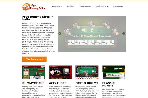 discover theme site design template sample