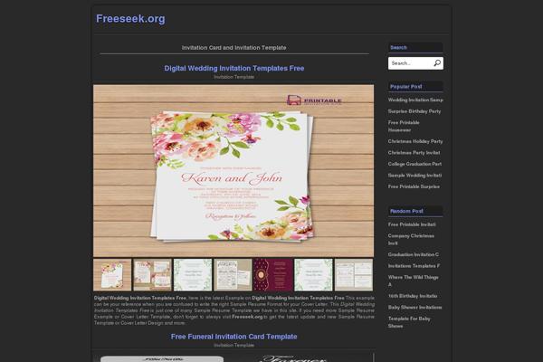 Ribosome theme site design template sample