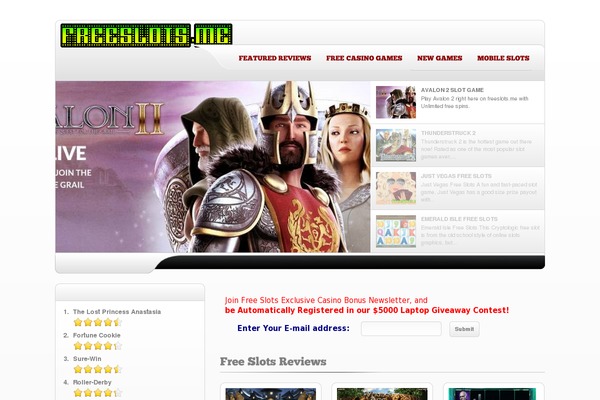 Mercury theme site design template sample