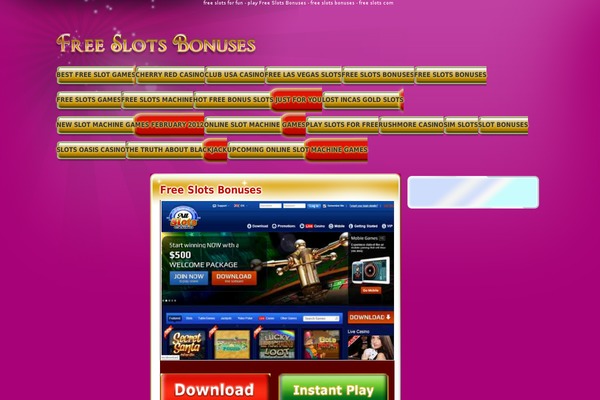 Main theme site design template sample
