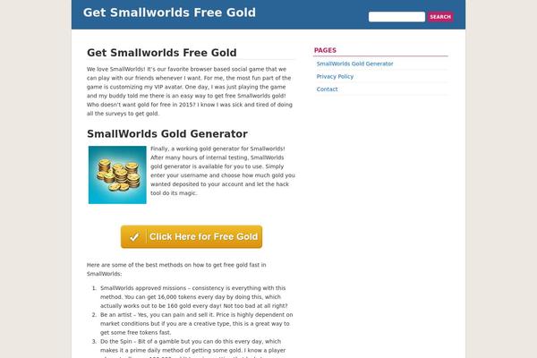 QuickPress theme site design template sample