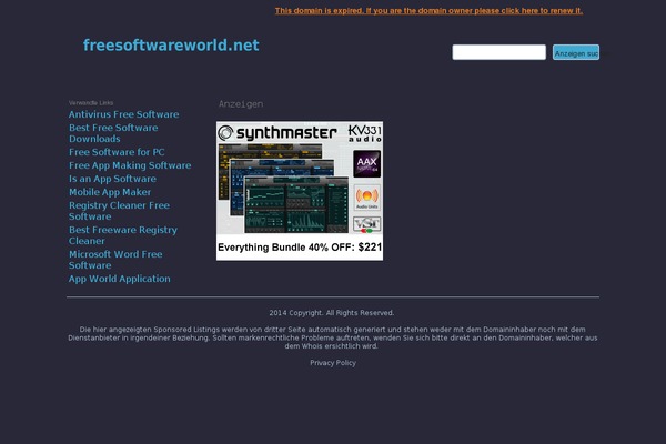 Patus theme site design template sample