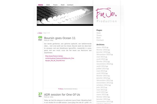 K2 theme site design template sample