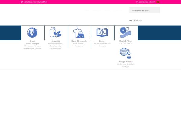 Storefront theme site design template sample