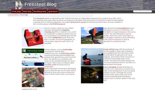 freesteel.co.uk site used Classy-10