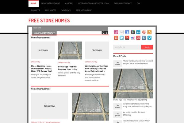 Hotnews theme site design template sample