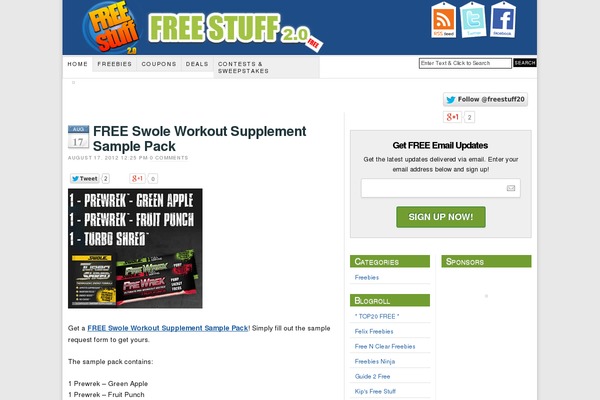Site using Feedburner Alternative and RSS Redirect plugin