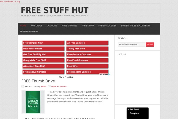 News theme site design template sample